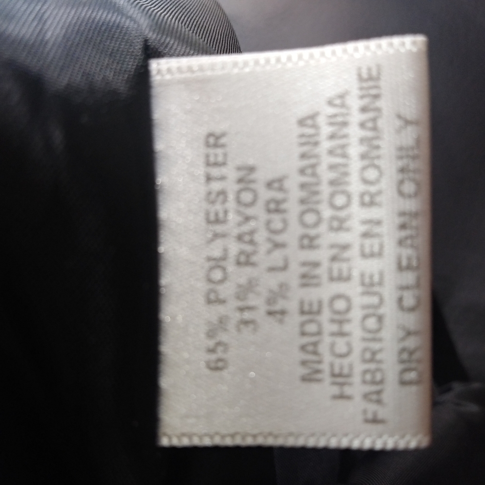 BLOOMINGDALES 6 Charcoal Gray Blazer - Picture 4 of 8